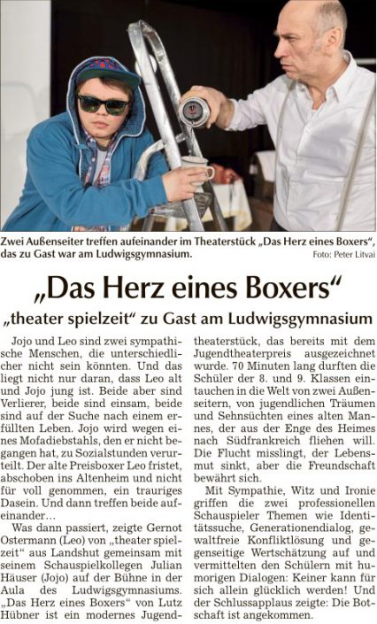 2018-01-30 TAGBLATT. Das Herz eines Boxers