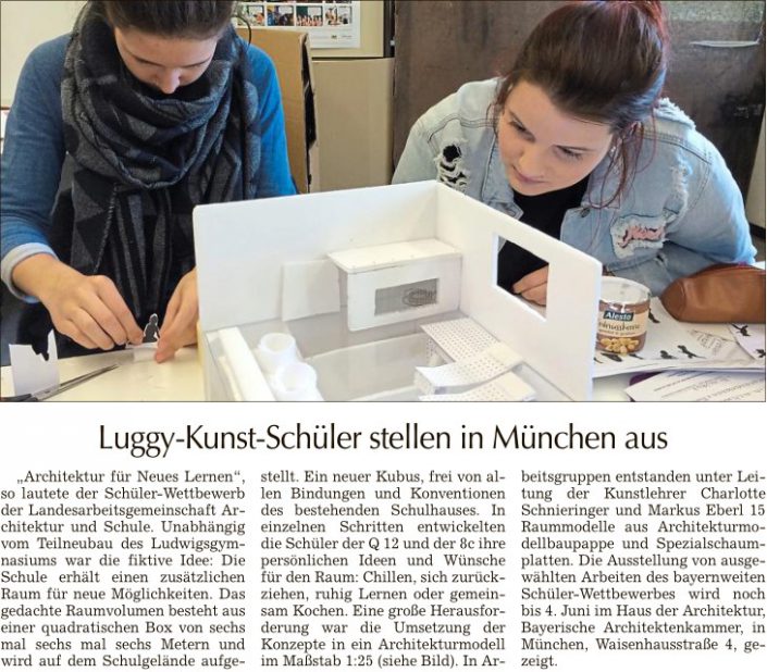 2018-05-09 TAGBLATT. Architektur für neues Lernen