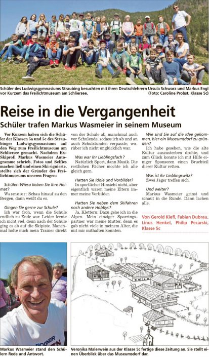 2018-05-09 TAGBLATT. Zeitung in der Schule