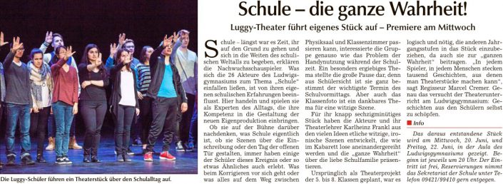 2018-06-18 TAGBLATT. Schule – die ganze Wahrheit