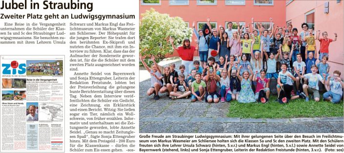 2018-07-25 TAGBLATT. Zeitung in der Schule