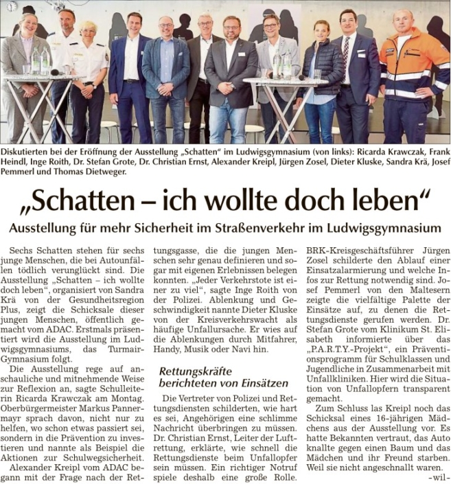 2019-04-03 TAGBLATT. Schatten – ich wollte doch leben